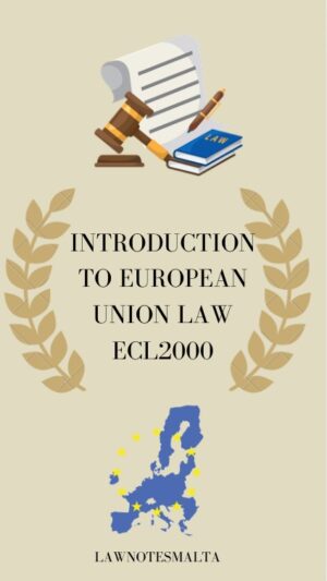 Introduction to European Union LAW