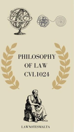 Philosophy of Law - CVL1024