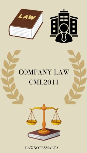 Company Law CML2011