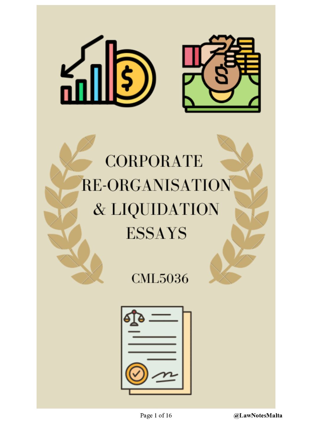 Corporate Re-Organisation and Liquidation Essays